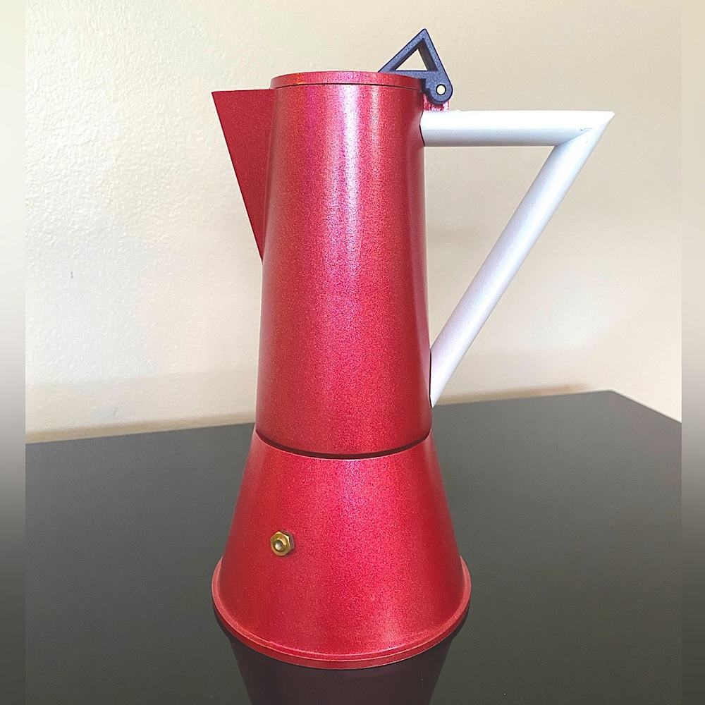 'ACCADEMIA' SERIES ESPRESSO POT BY ETTORE SOTTSASS FOR LAGOSTINA, 1980S